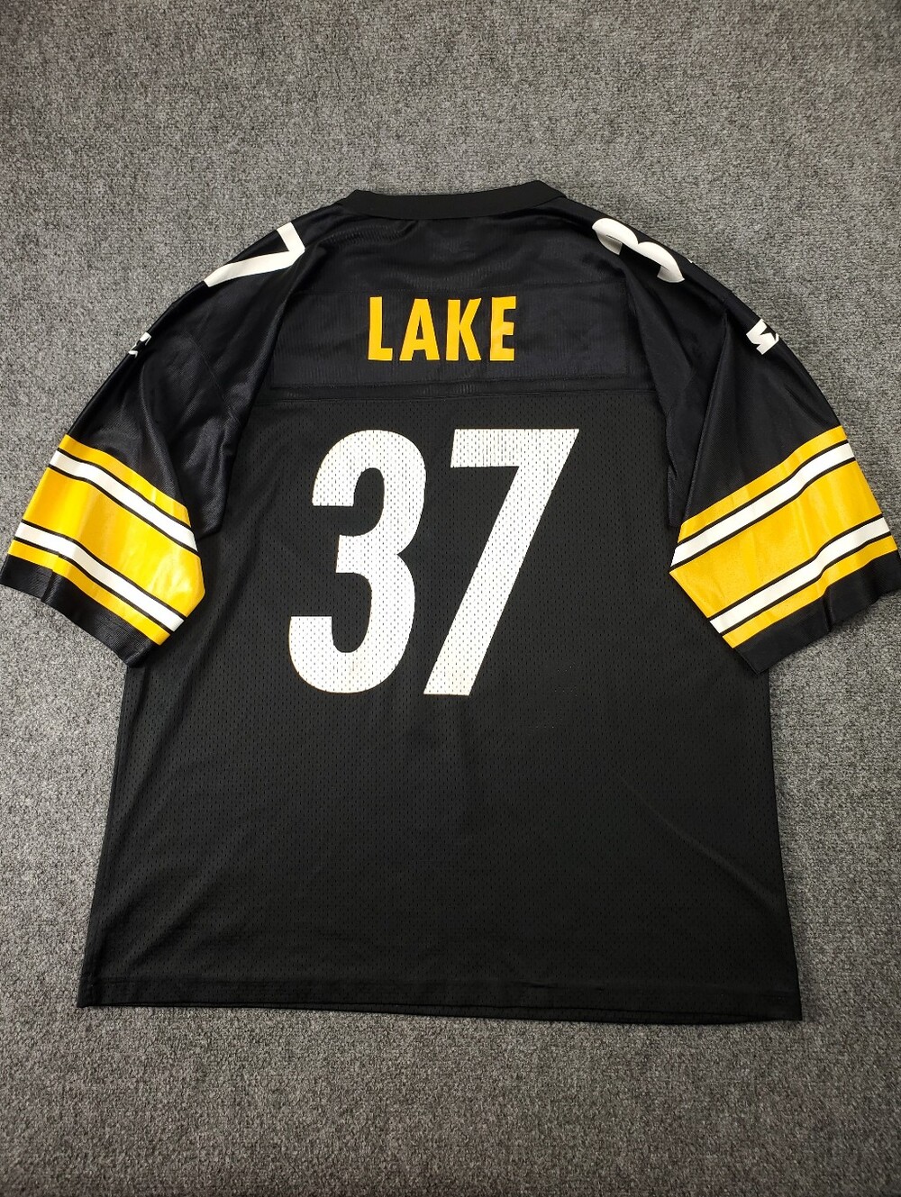 Vintage 1995 Starter Pittsburgh Steelers Carnell Lake 37 Jersey 52 XL All Decade